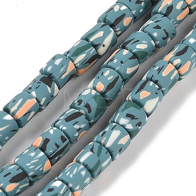 Handmade Polymer Clay Beads Strand CLAY-Z002-01Q-1