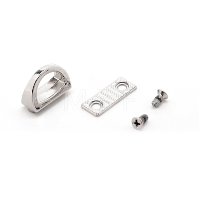 Zinc Alloy Bag Connector Anchor Buckles FIND-WH0090-56P-1