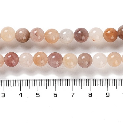 Natural Lilac Jade Beads Strands G-P530-B02-03-1