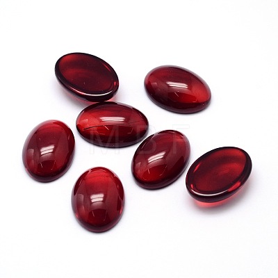 K9 Glass Cabochons Oval Flat Back Cabochons LS-GGLA-L002B-01-1