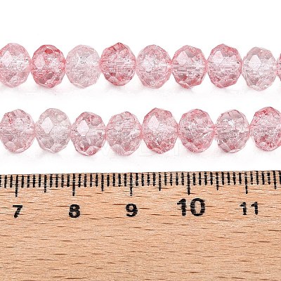 Transparent Glass Beads Strands GLAA-T023-4mm-A08-1