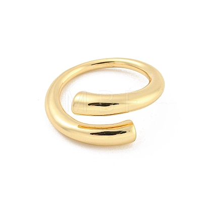 Brass Open Cuff Rings RJEW-G309-02G-1