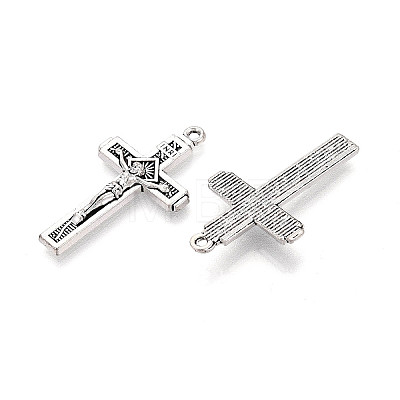 Tibetan Style Alloy Pendants TIBEP-T054-11AS-1