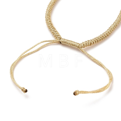 Adjustable Braided Polyester Cord Bracelet Making AJEW-JB00763-01-1