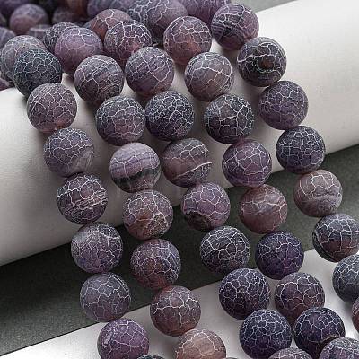 Natural Weathered Agate Beads Strands G-P538-A01-05-1