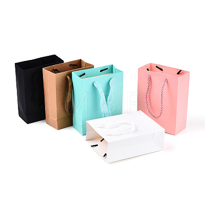 Paper Gift Shopping Bags AJEW-T013-09M-1