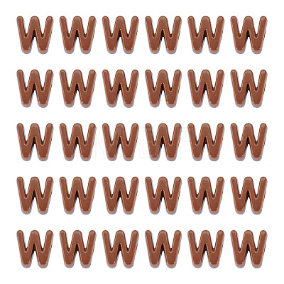Opaque Acrylic European Beads OACR-TAC0019-006W-1