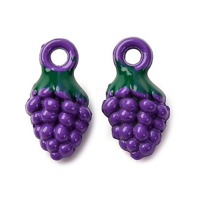 Baking Paint Alloy Pendants FIND-G097-04B-1