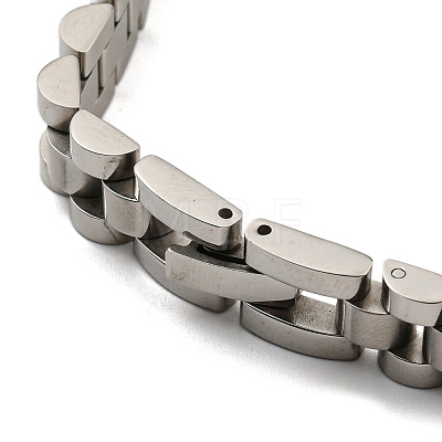 304 Stainless Steel Thick Link Chain Bracelet BJEW-G649-10B-P-1