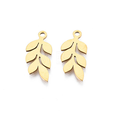 Ion Plating(IP) 201 Stainless Steel Pendants STAS-T044-285G-1