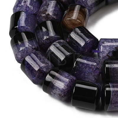 Natural Agate Beads Strands G-F820-P01-01B-1