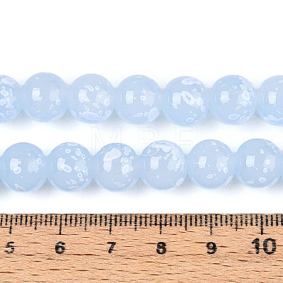 Baking Paint Glass Beads X1-DGLA-N015-10mm-06-1
