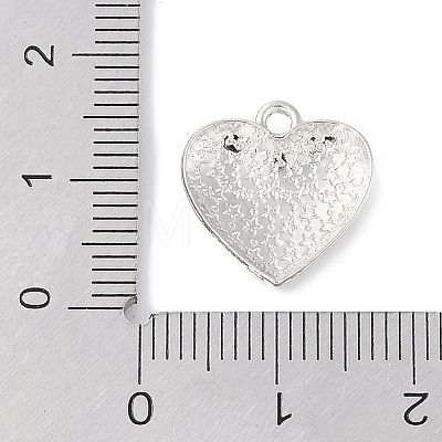 Rack Plating Alloy Enamel Charms PALLOY-F018-13P-01-1