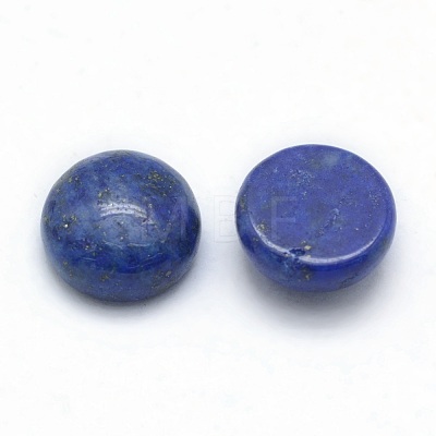 Natural Lapis Lazuli Cabochons G-P393-R11-10mm-1