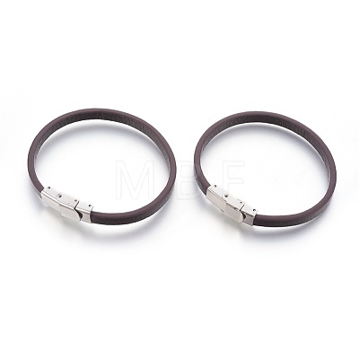 Microfiber Leather Cord Bracelets BJEW-L635-01C-M-1