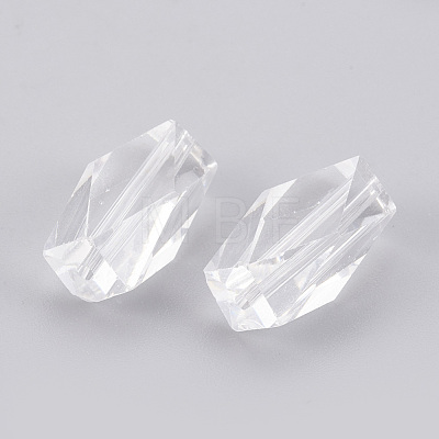 Imitation Austrian Crystal Beads SWAR-F055-12x6mm-01-1