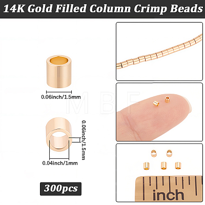 3Bags Brass Crimp Beads KK-BBC0026-10B-1