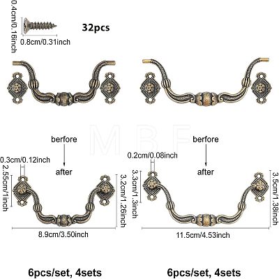 SUPERFINDINGS Zinc Alloy Handle FIND-FH0001-26AB-RS-1