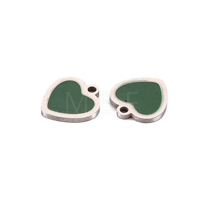 304 Stainless Steel Enamel Charms STAS-Q242-041A-1