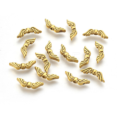 Tibetan Style Alloy Beads X-TIBEB-A11-3712-AG-FF-1