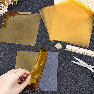 15 Sheets Waterproof Polyimide Insulation Heat-Resistant Film Stickers DIY-BC0006-15-1