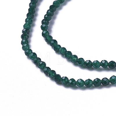 Natural Green Jade Beads Strands X-G-F596-46D-3mm-1