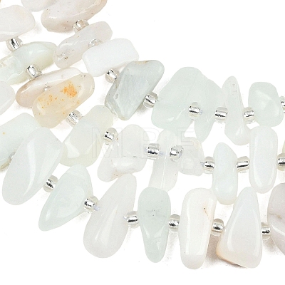Natural Green Opal Beads Strands G-L657-E03-01-1