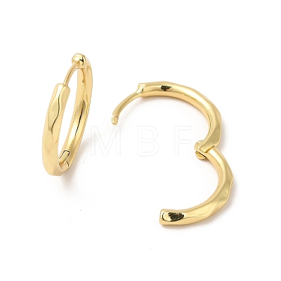 Rack Plating Brass Hinged Hoop Earrings for Women EJEW-E270-28G-1