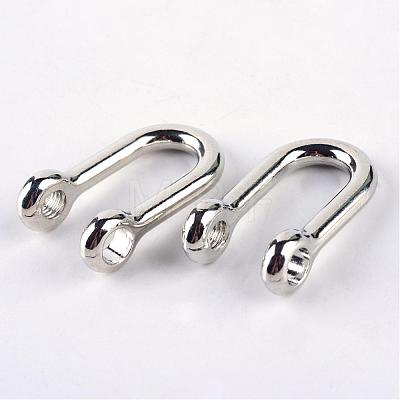 Alloy D-Ring Anchor Shackle Clasps PALLOY-S078-P-1