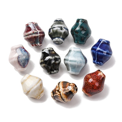 Vintage Handmade Porcelain Beads PORC-F013-04-1