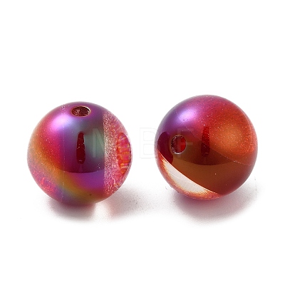 Two Tone Resin Beads RESI-Z015-02B-1
