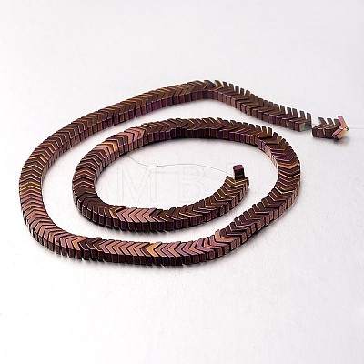 Electroplate Non-magnetic Synthetic Hematite Bead Strands G-F300-19-04-1