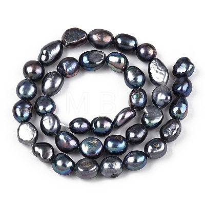 Natural Cultured Freshwater Pearl Beads Strands PEAR-N014-07I-1