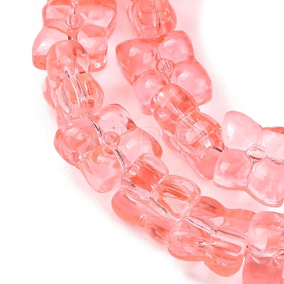 Transparent Glass Beads Strands GL-CBAAE04-01H-1