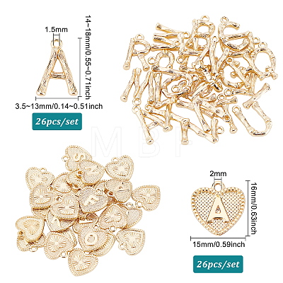 2 Sets 2 Style Alloy Pendants FIND-BC0002-71-1
