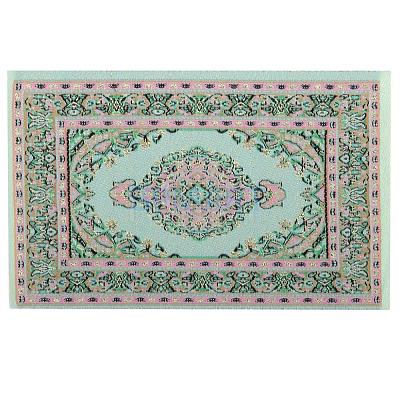 Silk Miniature Ethnic Style Carpets MIMO-PW0001-008C-1