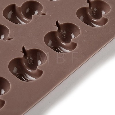 Square with Duck DIY Food Grade Silicone Mold DIY-K075-29-1