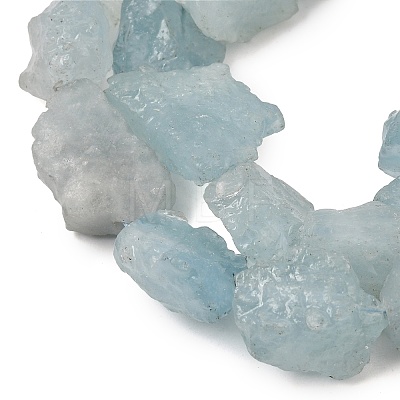 Raw Rough Natural Aquamarine Beads Strands GG-CBAC4AD-A01-01-1