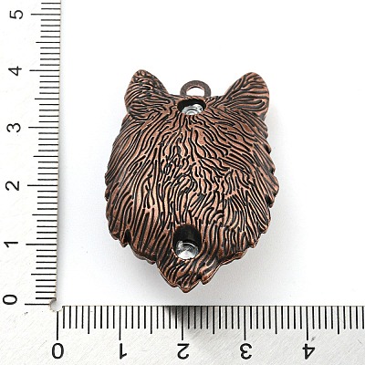Tibetan Style Alloy Pendants X-FIND-C052-12R-1