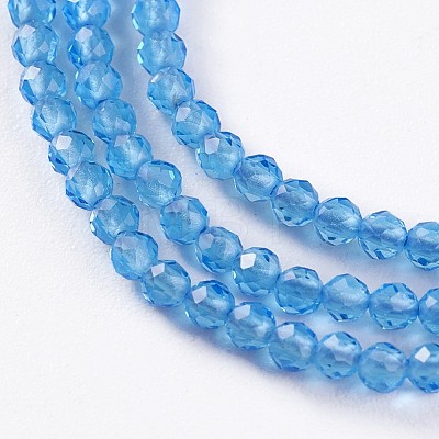 Glass Beads Strands EGLA-E057-02B-09-1