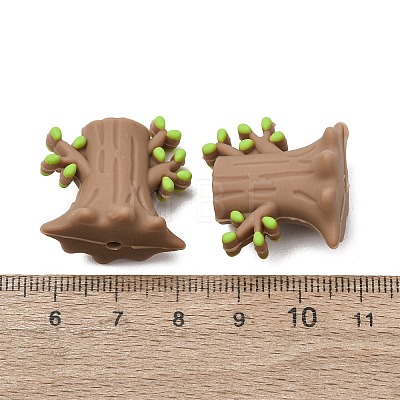 Food Grade Eco-Friendly Silicone Focal Beads SL-CBAECCD-02C-1