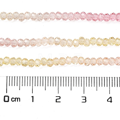 Transparent Painted Glass Beads Strands LS-DGLA-A034-T1mm-A09-1