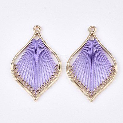 Cotton Thread Woven Pendants X-FIND-S306-03I-1