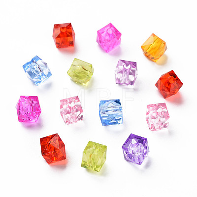 Transparent Acrylic Beads MACR-N013-007-1