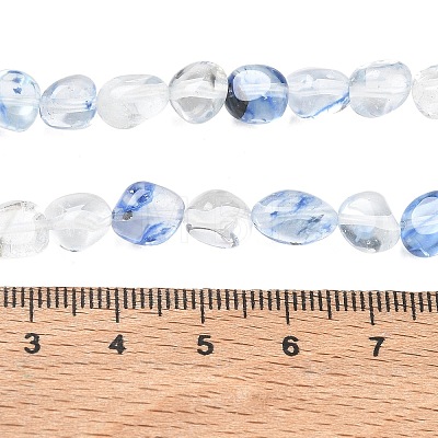 Blue Watermelon Stone Glass Beads Strands GG-CBA9392-27-1