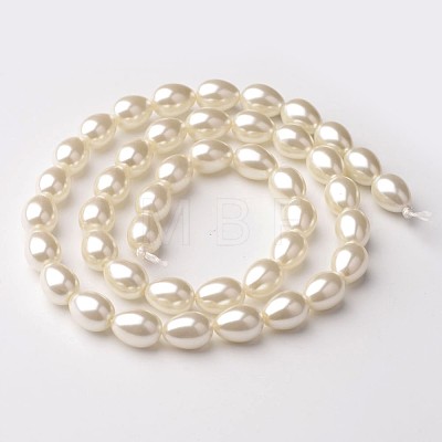 Eco-Friendly Glass Pearl teardrop HY-O001-C-01-1