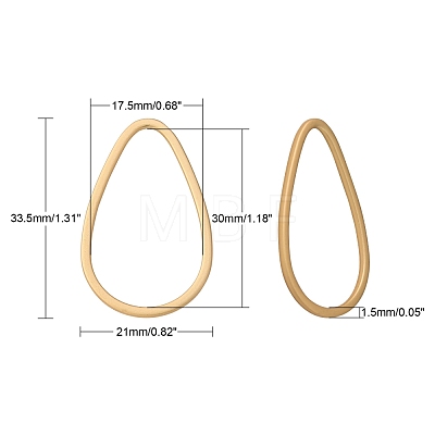 Smooth Surface Alloy Linking Ring PALLOY-S117-166B-1