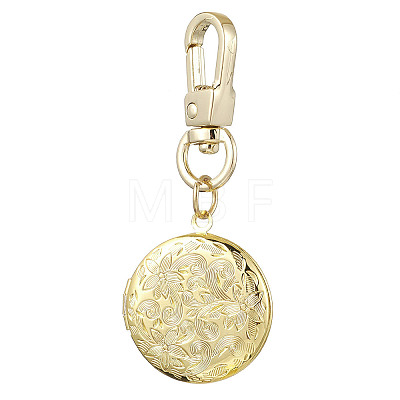 5Pcs 5 Styles Brass Locket Pendant Decoration KEYC-JKC00937-1