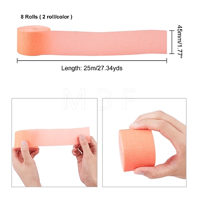 Crepe Paper Streamer Rolls DIY-WH0167-12-1