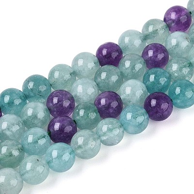 Natural Quartz Beads Strands G-T144-6mm-10C-1